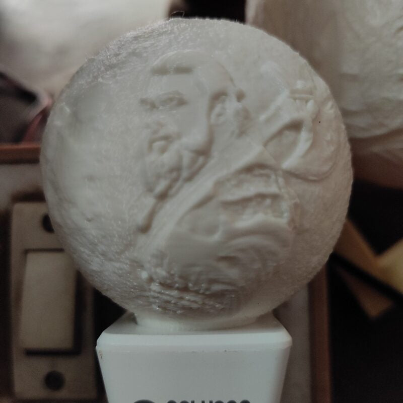 Customized Printed Plug Night Moon Lamps With Photo