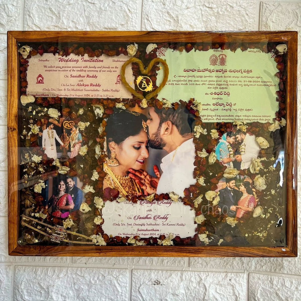 RESIN MARRIGE FRAMES